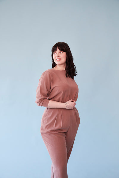 Bringing_Sexy_Back_Toilet_Friendly_Jumpsuit_-_Rose_Tencel_-_Front_Dan PDF sewing Pattern